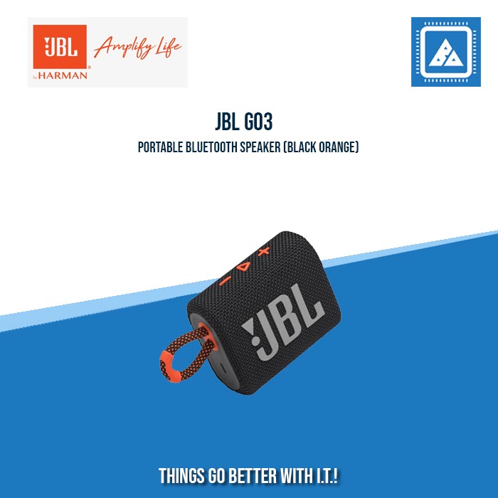 JBL GO3 PORTABLE BLUETOOTH SPEAKERS JBL GO3 PORTABLE BLUETOOTH SPEAKERS